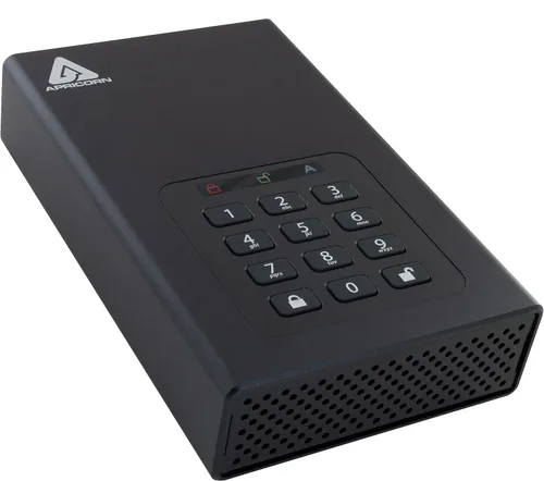 Vista 8 de Apricorn 2TB Aegis Padlock DT 256-Bit Cifrado USB 3.0 Disco duro (ADT-3PL256-2000)
