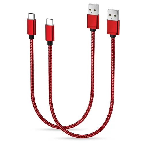 Vista 17 de Basesailor Cable de carga USB tipo C de 1 pie, paquete de 2, cable de carga para automóvil para el nuevo iPhone 17 Air 16 Pro Max Plus, Samsung