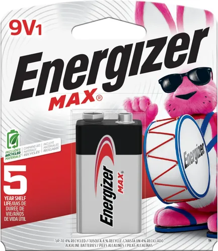 Vista 9 de Energizer Batería MAX de 9 V (1 paquete), baterías alcalinas de 9 voltios