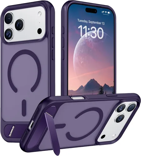Vista 102 de Funda para iPhone 11 con compatibilidad magnética, [Soporte invisible incorporado][Compatible con MagSafe]
