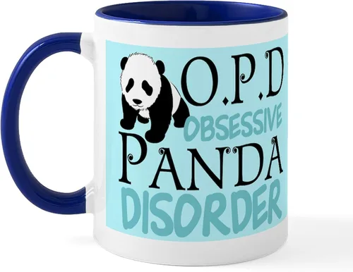 Vista 31 de CafePress Turtle And Panda - Taza de café de cerámica de 11 oz (11.0 fl oz)