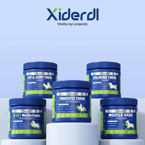 Vista 7 de Masticables suaves probióticos para perros, mezcla de 6 cepas para la salud digestiva e inmunológica, apoya el equilibrio intestinal, reduce