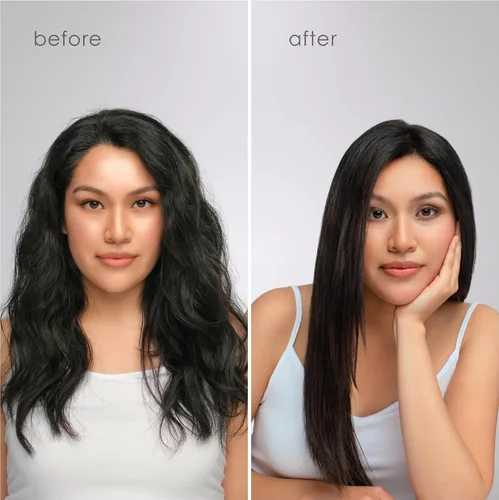 Vista 4 de Professional Series MIRA - Plancha plana de titanio para cabello grueso y fino, potente alisador de una sola pasada, alisador y rizador en uno