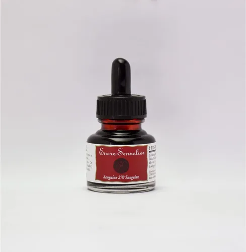 Vista 19 de Sennelier Tinta de dibujo, botella de 1.0 fl oz, azul ultramar Azul ultramarino