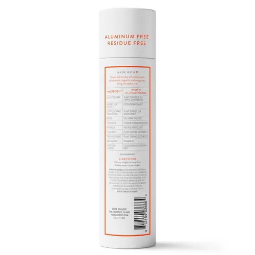 Vista 9 de Native Desodorante y spray corporal, almizcle cítrico y de hierbas, protección contra olores de 72 horas para axilas y cuerpo, sin aluminio, secado