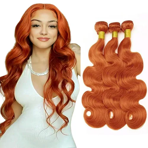 Vista 192 de Color 30 paquetes de cabello humano marrón onda del cuerpo paquetes 8 10 12 pulgadas brasileño virgen Remy extensiones de cabello humano doble trama