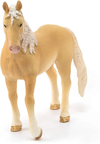 Vista 4 de Schleich Horse Club, figurilla de animal, juguetes de caballo para niñas y niños de 5 a 12 años, semental Akhal-Teke, edades 5+