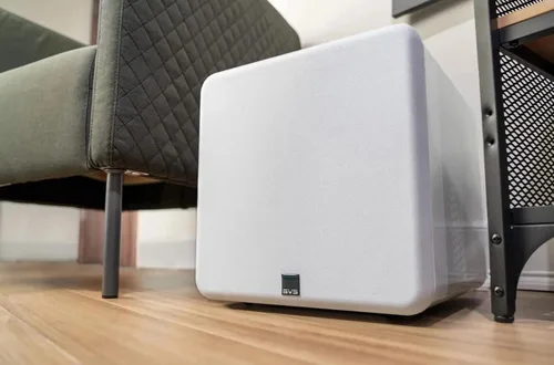 Vista 3 de SVS SB-1000 Pro Subwoofer (Piano Gloss White) Controlador de 12 pulgadas, 325 vatios RMS, gabinete sellado