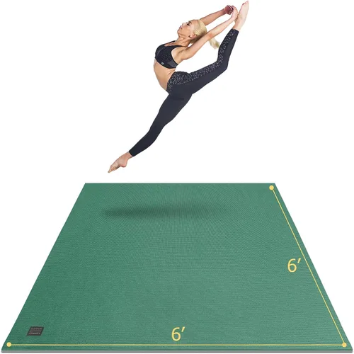 Vista 9 de GXMMAT Large Yoga Mat 6'x4'/6'x6'(7mm) & 7'x5'(9mm)