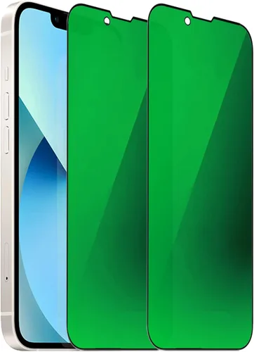 Vista 16 de Espejo de vidrio templado antiazul, protector de pantalla anti-espía, película antiespía para iPhone 11 Pro Max/iPhone XS Max, 6.5 pulgadas