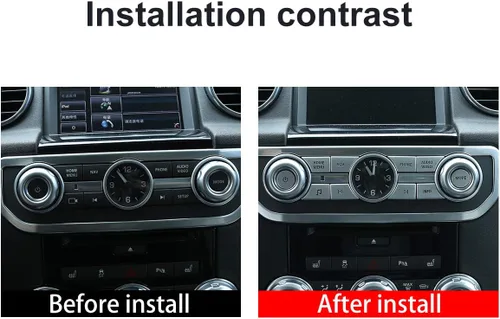 Vista 2 de YIWANG - Juego de 10 botones para consola de coche, multimedia, para Land Rover Range Rover Sport, Discovery 4 LR4 2010 2011