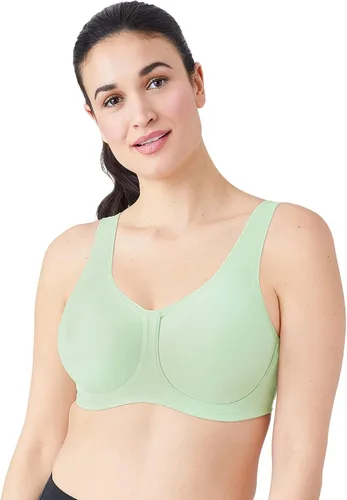 Vista 27 de Wacoal Sujetador deportivo Simone Sport sin forro de cobertura completa con aros para mujer, 855170 Arena