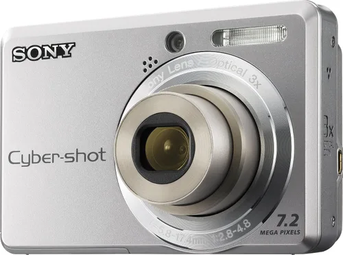 Vista 3 de Sony Cybershot DSCS730 - Cámara digital de 7,2 MP con zoom óptico 3x