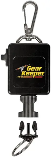 Vista 2 de Gear Keeper Luz de buceo y retractor de cámara subacuática - Correa retráctil para mantener el equipo de buceo seguro y accesible - Montaje de clip