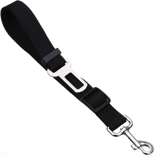 Vista 5 de Elisel Elisel - Paquete de 2 cinturones de seguridad de automóvil para mascotas, perros y gatos, longitud ajustable, accesorios para mascotas