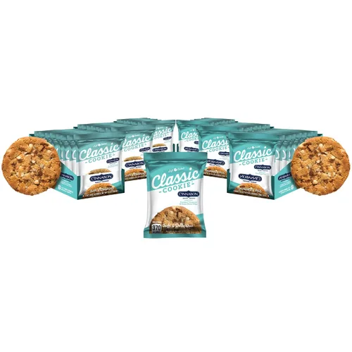 Vista 34 de Galletas de brownie Classic Cookie suavemente horneadas en forma redonda, 2 cajas, 16 galletas envueltas individualmente