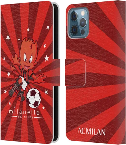 Vista 25 de Head Case Designs Officially Licensed AC Milan Dream Big Children Leather Wallet Case Compatible with Apple iPhone 11