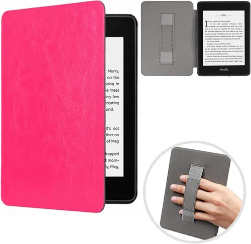 Vista 14 de Funda para Kindle Paperwhite 2018, delgada funda protectora de piel sintética con función de apagado y encendido automático para Kindle Paperwhite