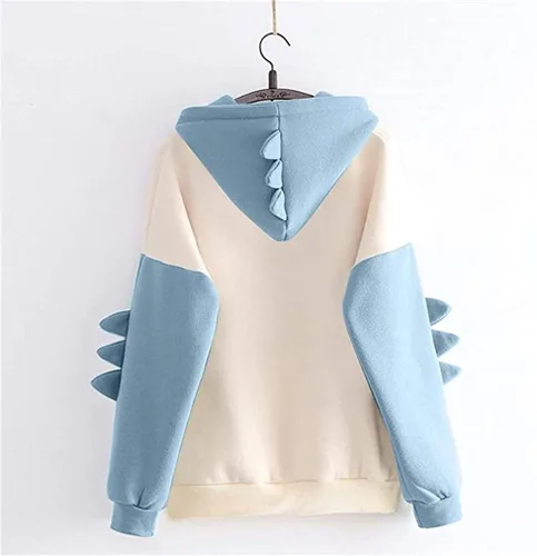 Vista 3 de Fronage - Sudadera con capucha para niñas adolescentes y mujeres, de manga larga, lindas, sin botones