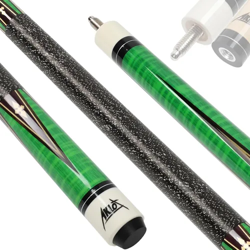 Vista 10 de AKLOT Pool Cue Sticks for Adults,Super Straightened Up 58'' 18 19 20 21oz Negro