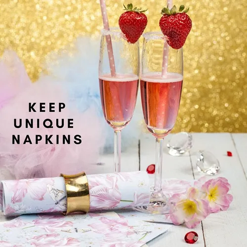 Vista 3 de Servilletas de papel de 20 unidades de 13 x 13 pulgadas para Navidad, 3 capas, estampado de campanas y velas, servilletas de cóctel para fiestas