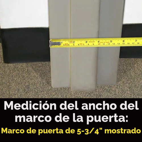Vista 5 de Barracuda Sistema de defensa de puerta para puertas batientes exteriores (DSO-PB-1: Anchos de jamba hasta 5-3/4")