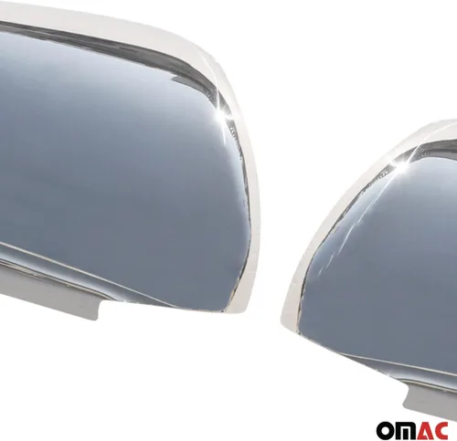 Vista 3 de OMAC Tapas de cubierta de espejo lateral para Toyota 4Runner 2003-2009 acero inoxidable 2 piezas