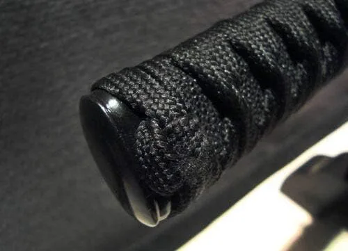 Vista 5 de Espada Katana japonesa hecha a mano de 41 pulgadas, hoja de espiga completa, acero al carbono 1095, espadas samurai