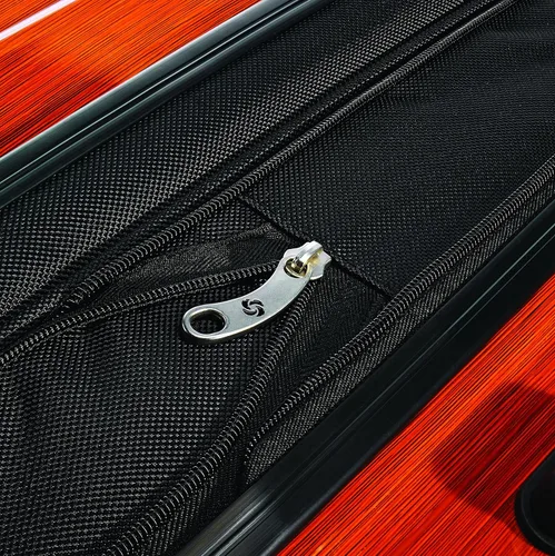 Vista 4 de Samsonite Winfield 2 maleta rígida con ruedas giratorias, Naranja