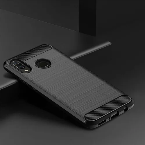 Vista 2 de Asuwish Funda compatible con Huawei Nova 3i y protector de pantalla de vidrio templado, accesorios de silicona suave para Huwai P Smart Plus Hawaii