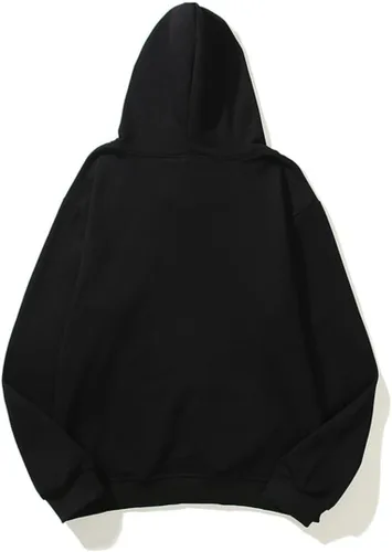 Vista 3 de Uiwuqh Drew Hoodie Embroidered Letters Crew Neck Pullover Long Sleeve Sweatshirt Hip Pop Casual Trend Hoodies