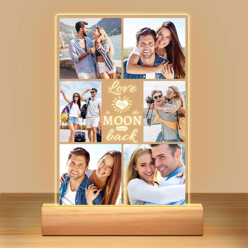 Vista 23 de Marcos de Foto Personalizados de Placa de Spotify, Marco de Foto de Portada de Canción de Acrílico Personalizado, Regalos Personalizados para Novia