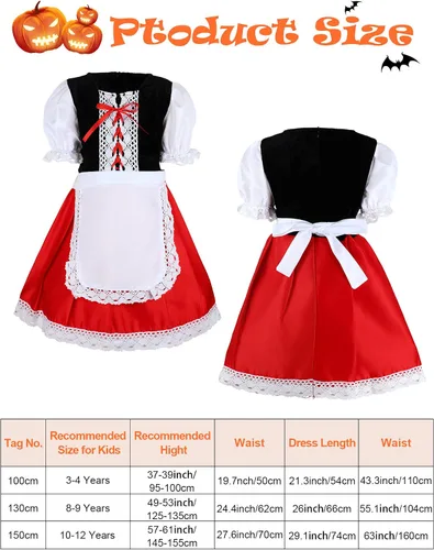 Vista 2 de Conjunto de disfraz de capucha para montar con capucha roja para cosplay con capa y diadema para niñas
