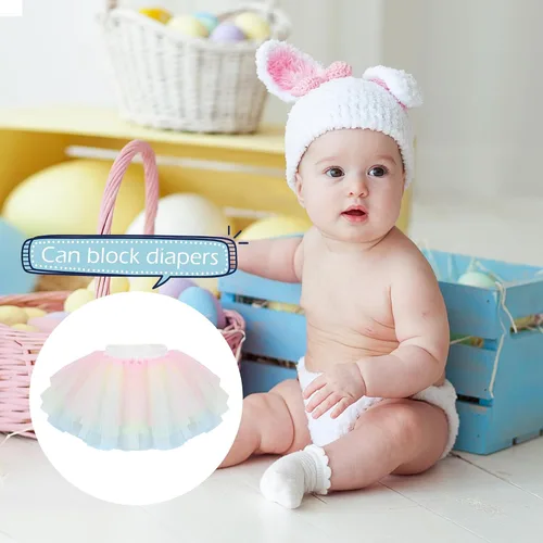 Vista 2 de Falda tutú de tul para niñas de 6 a 24 meses