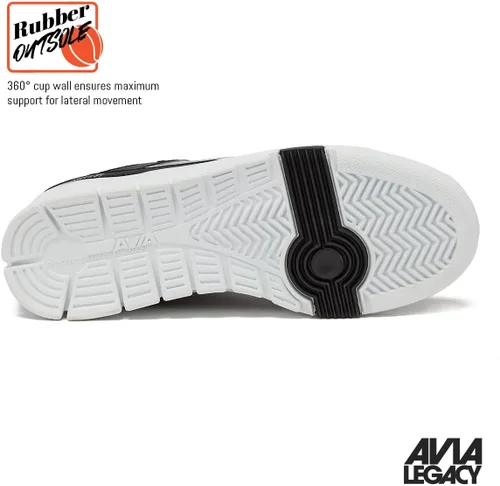 Vista 6 de Avia 816 - Tenis de baloncesto para hombre, tenis retro para interiores o exteriores, calle o cancha, tallas 7 a 16