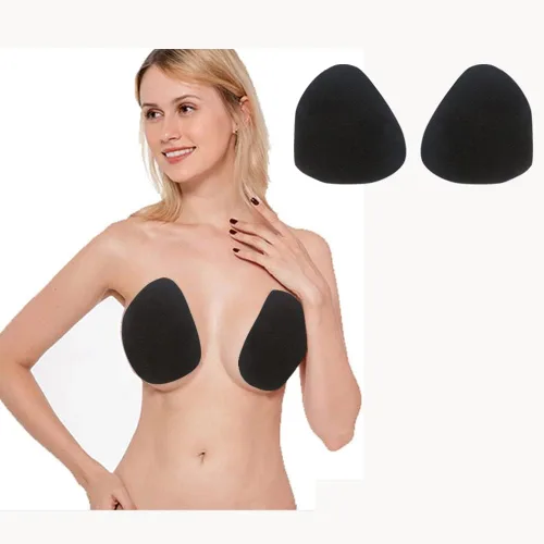 Vista 2 de Sujetador adhesivo sin tirantes invisible sin espalda brasier con cinta para levantamiento de senos
