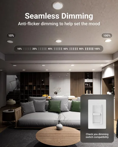 Vista 5 de Sunco - Paquete de 6 bombillas LED BR30, bombillas empotradas, iluminación de inundación interior, 1600 LM, 16 W (equivalente a 100 W) 2700 K blanco