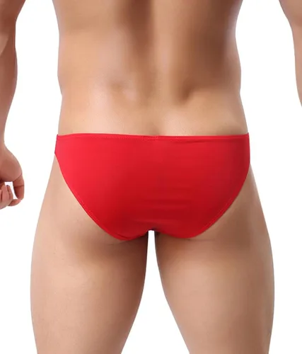 Vista 4 de WINDAY Bikinis y calzoncillos transpirables de seda de hielo triángulo para hombre D318