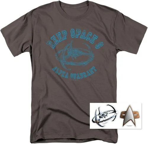 Vista 2 de Star Trek Deep Space Nueve camiseta atlética y pegatinas