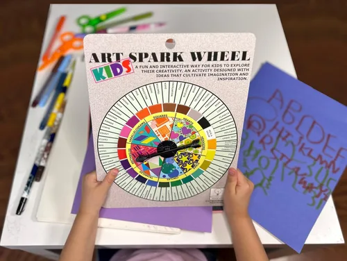 Vista 2 de Juego de arte para niños: actividades inspiradoras de dibujo y pintura para jóvenes artistas, padres y profesores - Suministros de arte divertidos