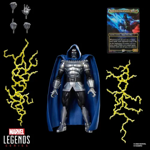 Vista 9 de Marvel Legends Series Magic: The Gathering Doctor Doom 2099