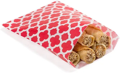 Vista 23 de Restaurantware Bolsa de papel rectangular negra, 7 x 5 pulgadas, paquete de 100 Negro