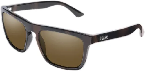 Vista 6 de HUK Gafas de sol, lentes polarizadas con marcos de rendimiento, gafas de sol para pesca, deportes y exteriores (Challenge) Espejo azul/negro mate