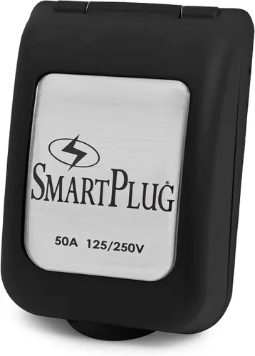 Vista 5 de SmartPlug Ensamblaje de entrada y cubierta de alimentación Shore de 50 amperios 125/250 V, entrada de 50 amperios con sellos resistentes a