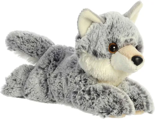 Vista 23 de Aurora® Adorable Mini Flopsie™ Mei Mei™ Animal de peluche, facilidad juguetona, compañeros atemporales, color blanco, 8 pulgadas