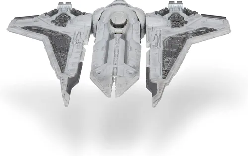 Vista 5 de Star Wars Micro Galaxy Squadron Bo-Katan Kryze's Gauntlet Starfighter - Vehículo de clase Starfighter de 5 pulgadas con accesorio de micro figura