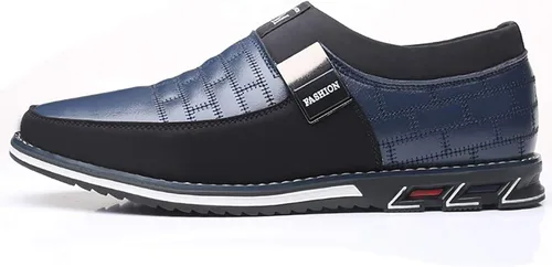 Vista 3 de COSIDRAM Zapatos casuales para hombre, mocasines cómodos, zapatos para caminar, para negocios, trabajo, oficina