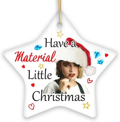Vista 9 de All I Want for Christmas is You - Elegante adorno artístico musical de Navidad, decoración clásica para árbol