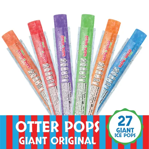 Vista 2 de Polos Giant Otter originales, 5.5 onzas, 6 sabores, 27 polos