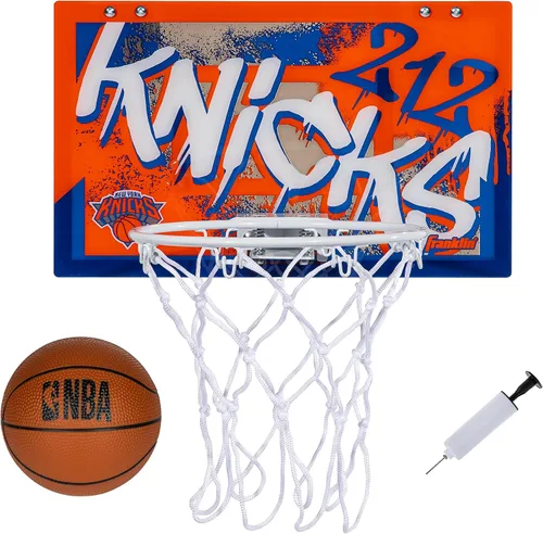 Vista 24 de Franklin Sports NBA Team Over the Door Aros de Baloncesto - Mini Aro de Baloncesto Interior para Niños + Juego de Pelota - Mini Aros para Fanáticos